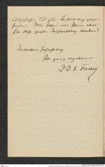Nachlass Franz Steindachner, Brief und Beilage vonJ.G. Fischer an Franz Steindachner (08.03.1878), Inv.Nr. 132.01, Seite 2